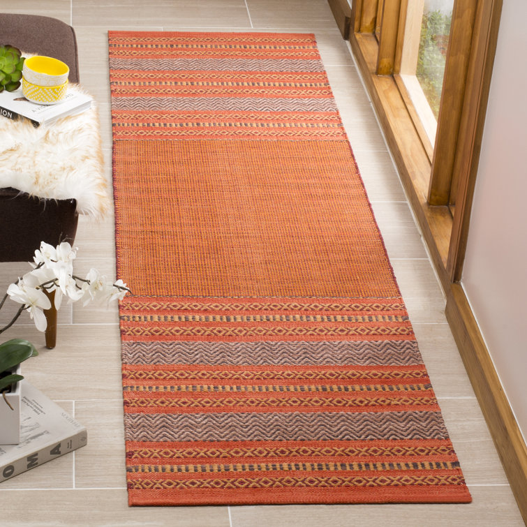 Bokara Hills Hand Woven Cotton Striped Rug