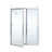 Legend Series Framed - W x 66'' H Hinged Door Framed Shower Door with-17916003-17916004