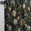 Motif botanique vert forêt II - Rideau floral - Velours obscurcissant - 1 panneau-107575219