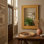Rustic Rattan & Solid Wood Rectangular Wall Mirror