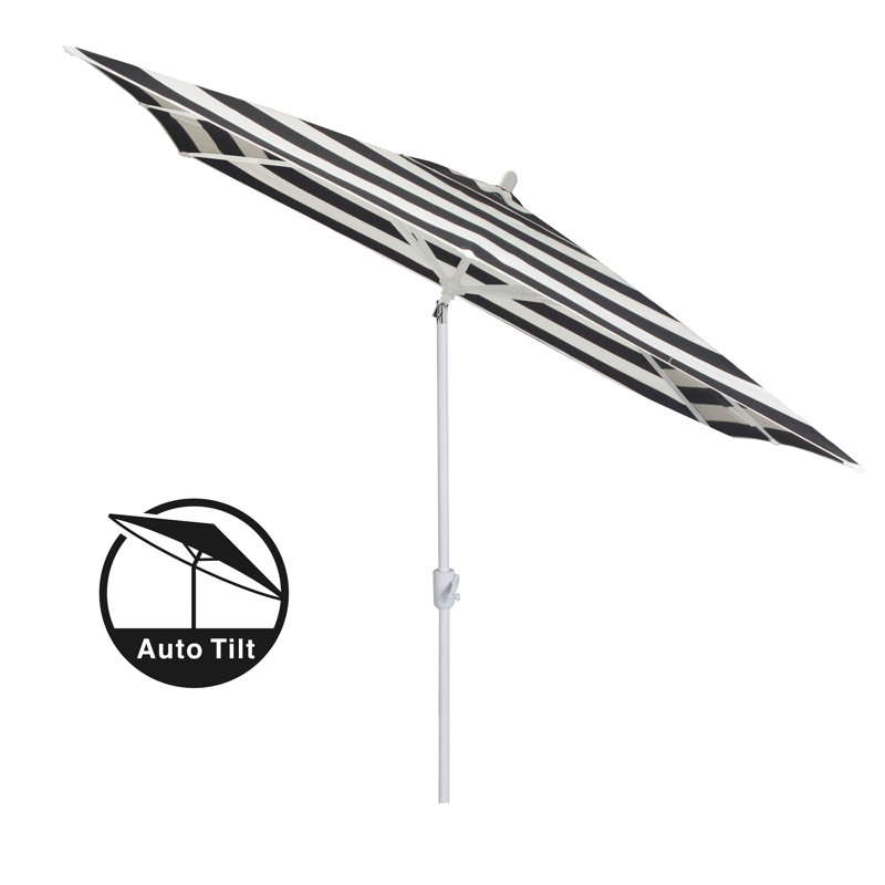 Parasol de marché rectangulaire 10 po x 6 po