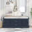 Storage Bench With 4 Doors And Adjustable Shelves, Shoe Bench With Removable Cushion For Living Room, Entryway-1655629595