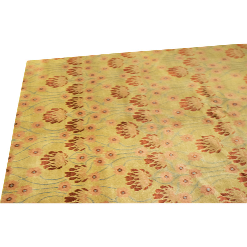 Hand Knotted Area Rug in Camel