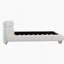 Lit tapissier contemporain Curve-Shaped Design