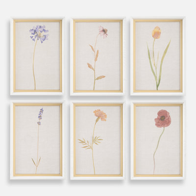 «Uttermost Wild Flourish», impressions florales encadrées