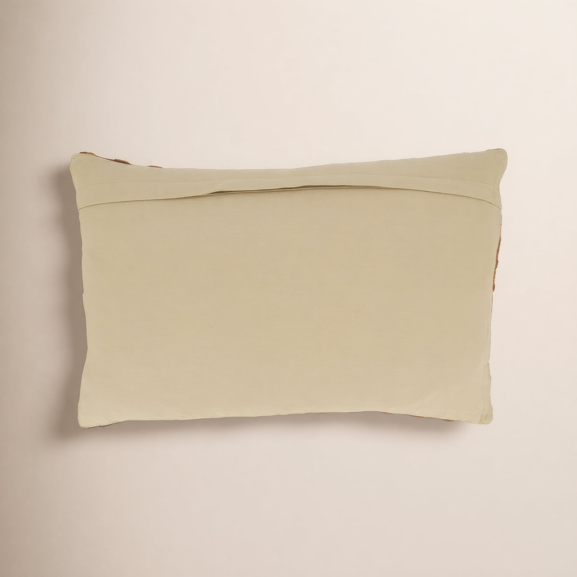 Textured Waffle Weave Pillow, Polyester, Orange