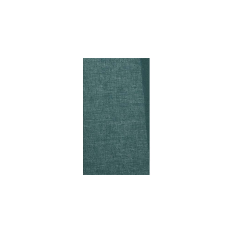 Manke Cotton Sheer Curtain Single Panel, Green