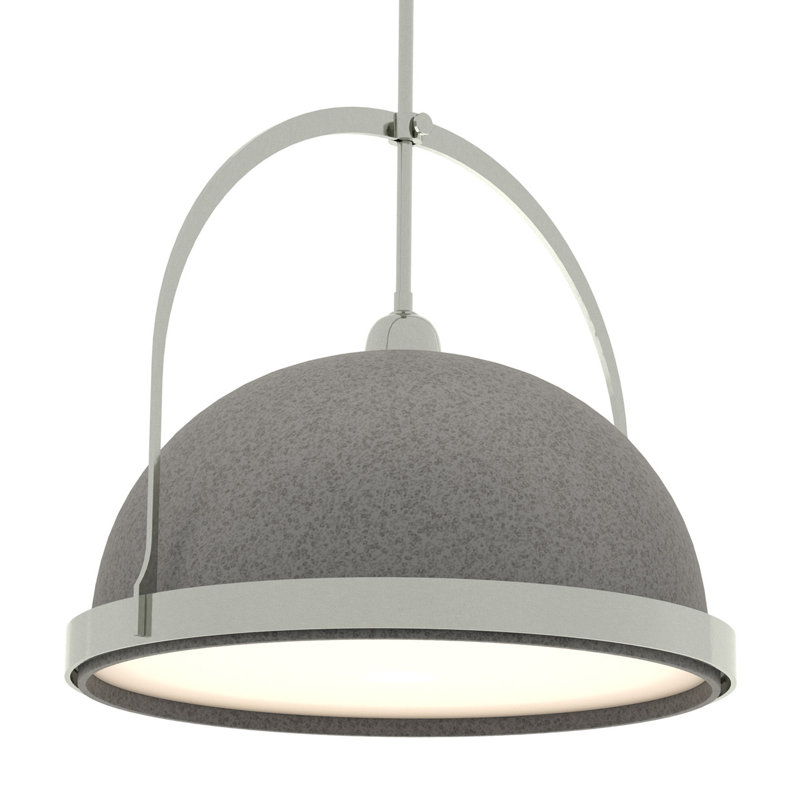 Atlas 1 - Light Single Dome Pendant, 22.3" - 67.3", Natural Iron, Sterling