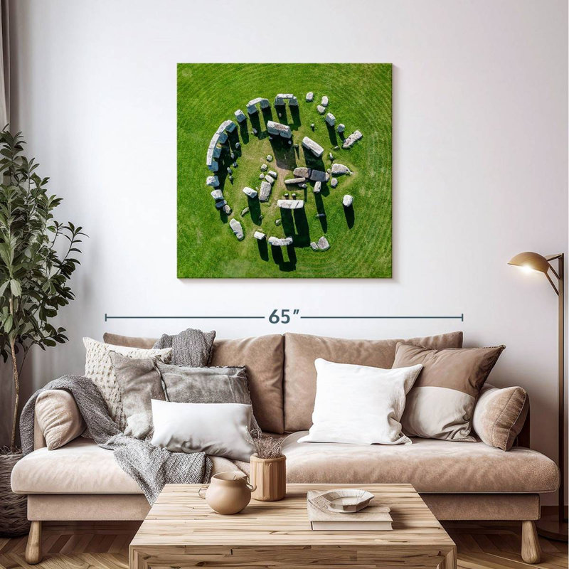 Nicci Stonehenge d'en haut, H 39 po x l 39 po