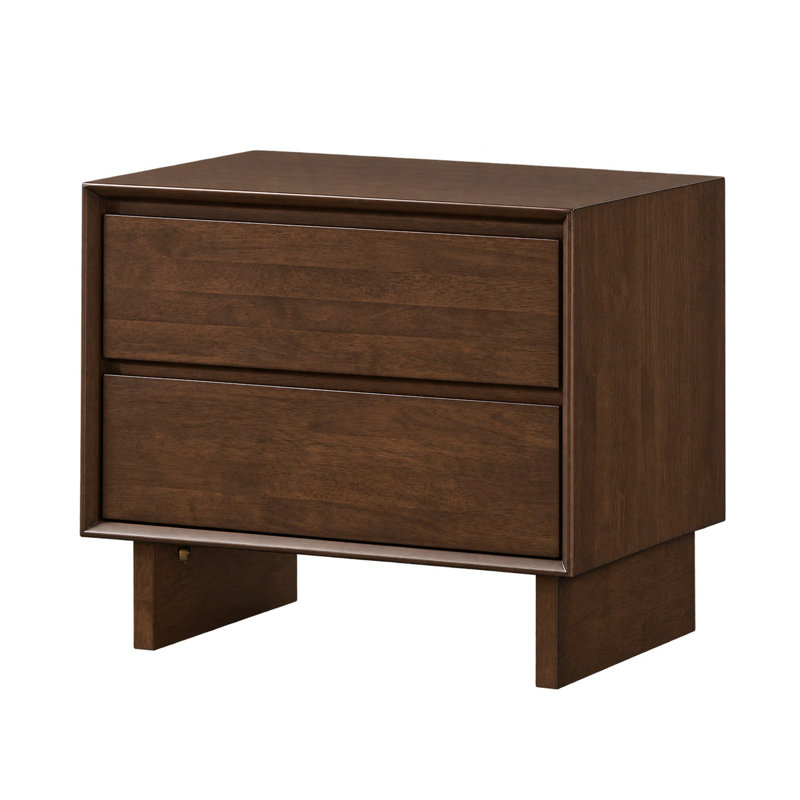 Ensemble de chambre à coucher King, brun, ensemble 3 pièces avec 2 tables de chevet