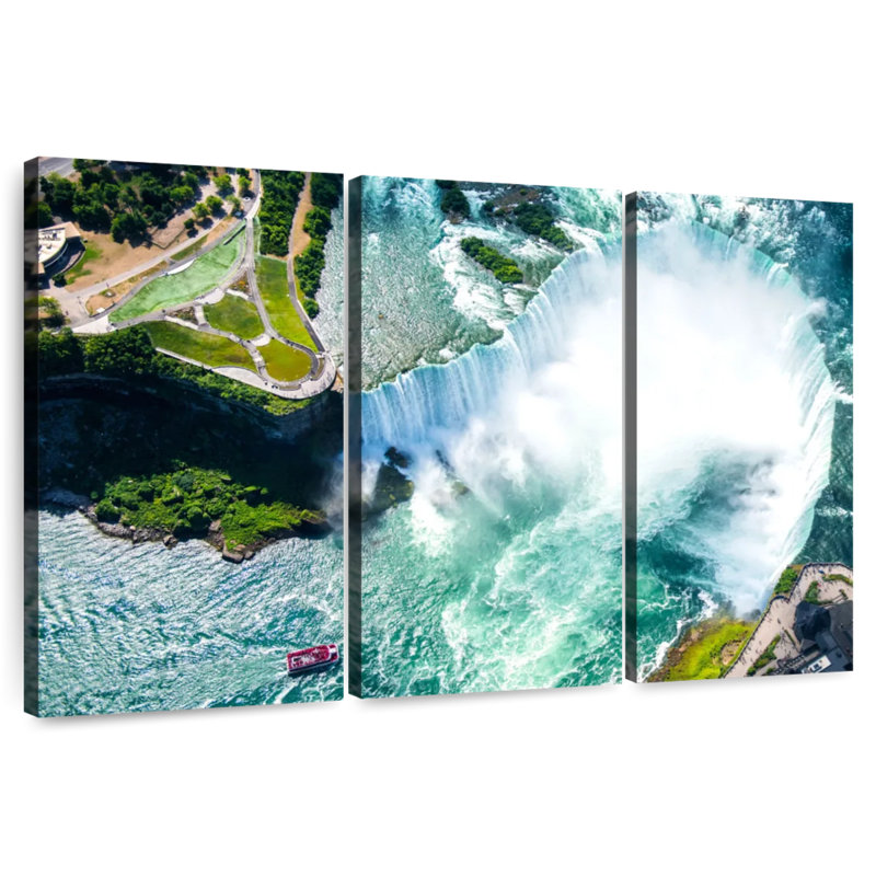 Alvord Niagara Falls From Above, 28" H x 45" W