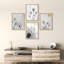 «Rustic Dandelion Grey», reproduction d'art moderne encadrée, affiche, salle de bain, petit art mural-104788165-104788169