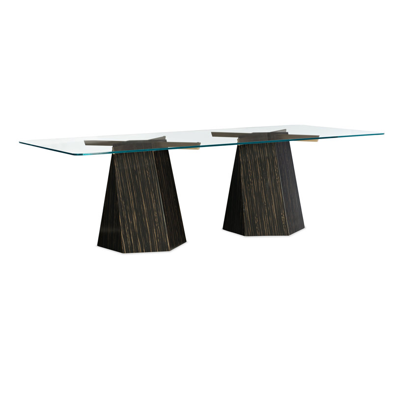 Modern Edge Glass Dining Table