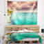 Tapisserie de vue panoramique seascape green-28500664