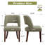 Chaise d'appoint rembourrée en bois massif-896201409