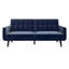 Futon moderne, velours gris-333552444