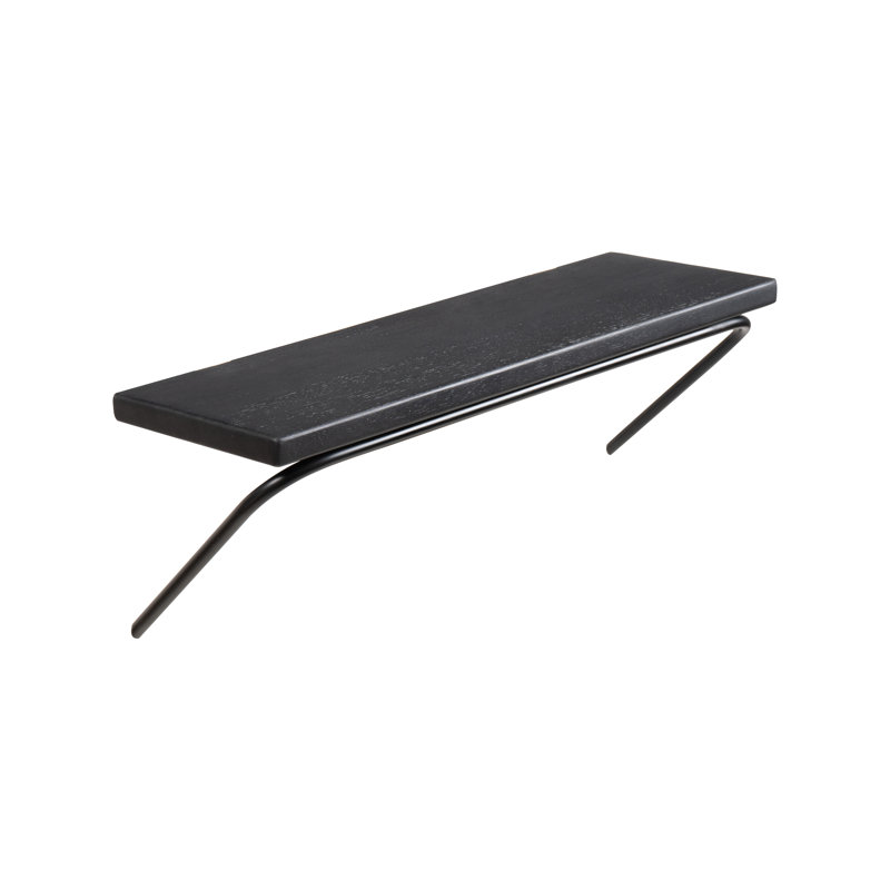 Alauna Solid Wood Wall Mounted Shelf, 19cm H x 61cm W x 20.5cm D
