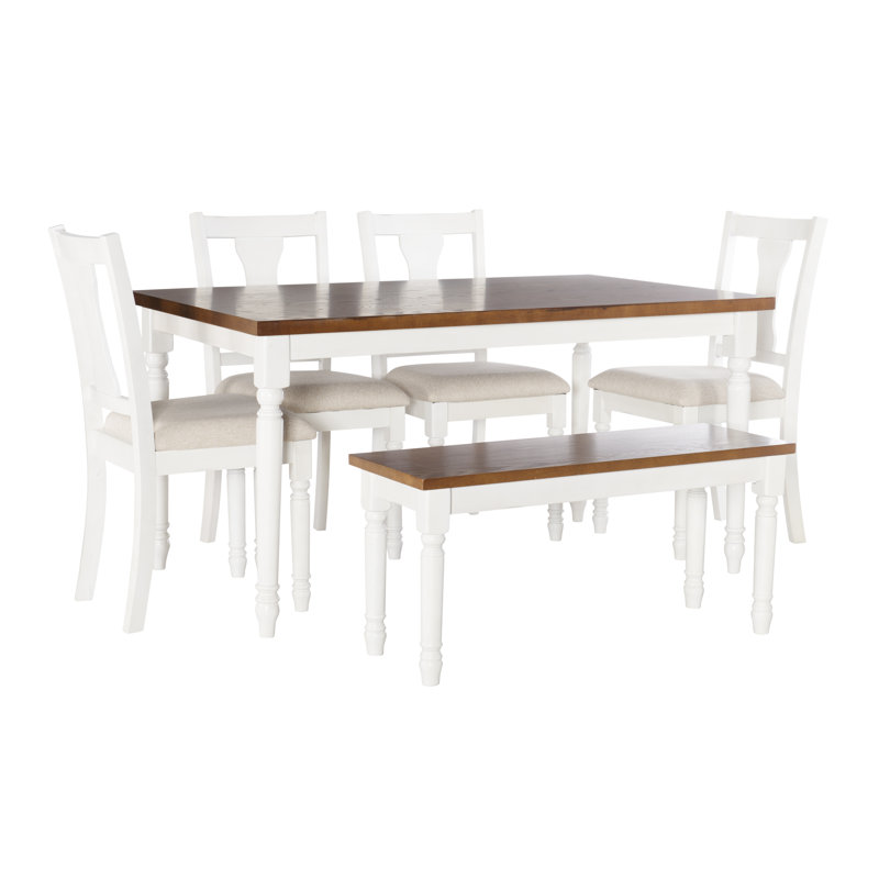Ensemble de salle à manger 6 pièces Io , Blanc
