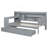 Twin Size Daybed With 3 Drawers, Usb Ports And Desk, Day Bed-503791675-503791673