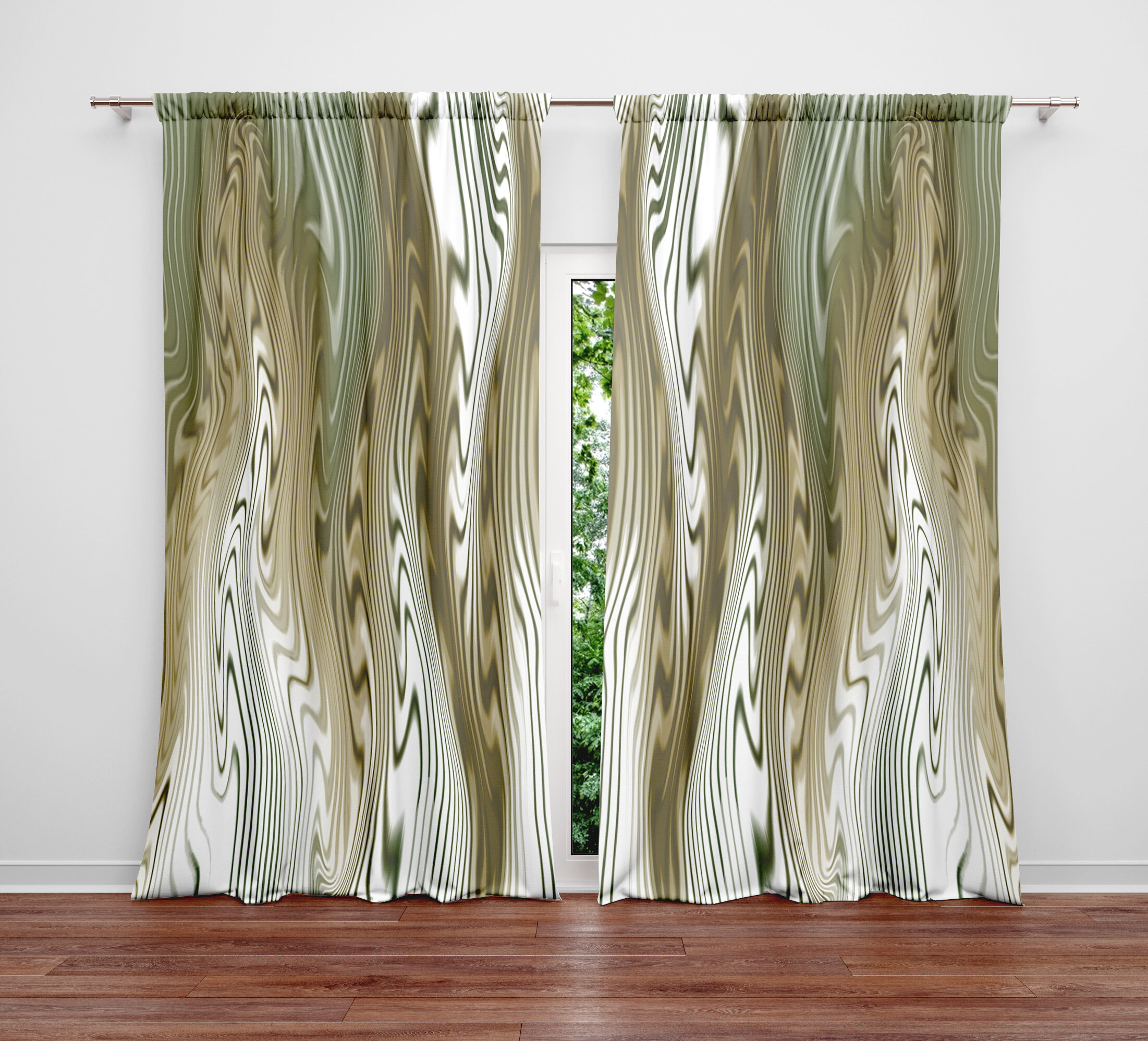 Preslee Polyester Curtain Ebern Designs