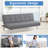 Twin 69.5'' Upholstered Convertible Sofa