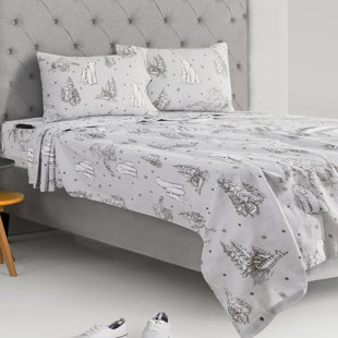 Ensemble de draps 100% flanelle de coton Colyt