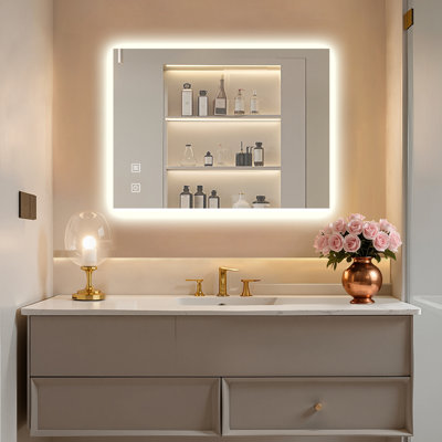 Miroir de salle de bain à DEL