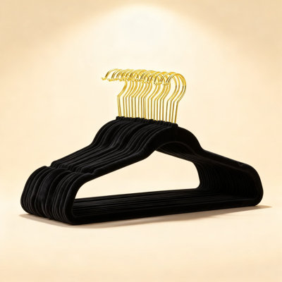 Heavy-Duty Velvet Hangers With Non-Slip Design, Space-Saving Slimline Closet Organizers, Durable Swivel Hooks, 30-Pack