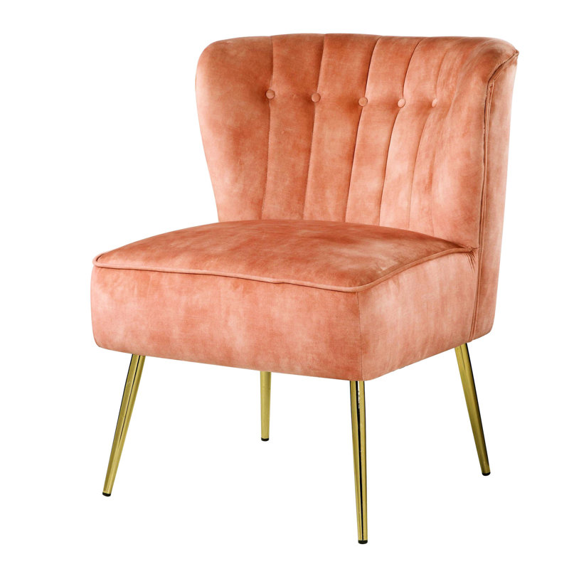 Fauteuil à oreilles Vibrant Burnt Orange