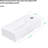 White Ceramic Bathroom Sink - Wall Mounted, 14.96X7.21 Inch, Stain , Rectangular, Faucet Hole Offered Inch Mount, White, Provided