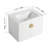 27.80'' Single Bathroom Vanity with Ceramic Top