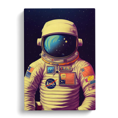 Marvellous Astronaut - Wrapped Canvas
