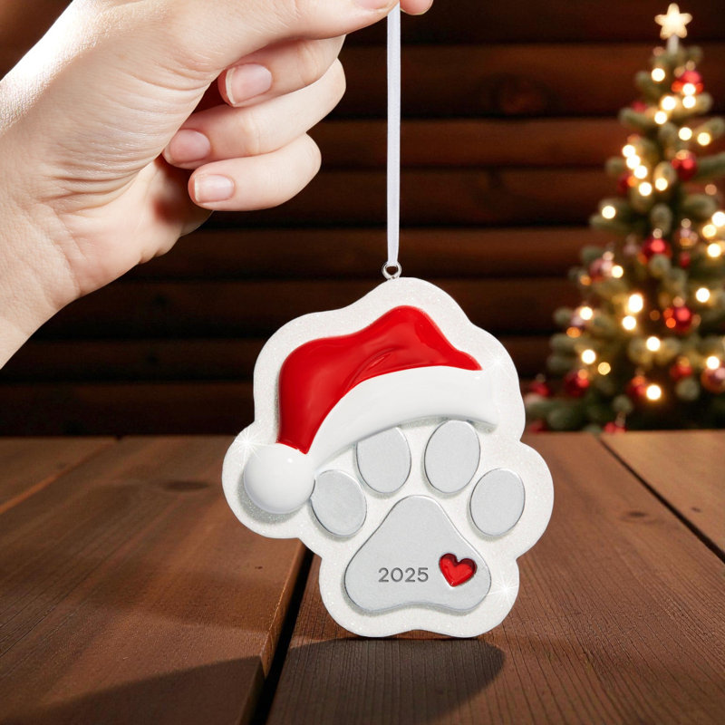 Personalization Mall Pet Paw Ornament