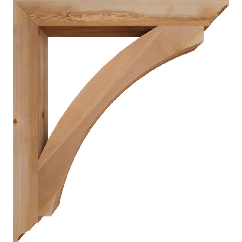 Thorton Traditional Bracket, 38"H x 3.5"W x 34"D, Western Red Cedar (Smooth)