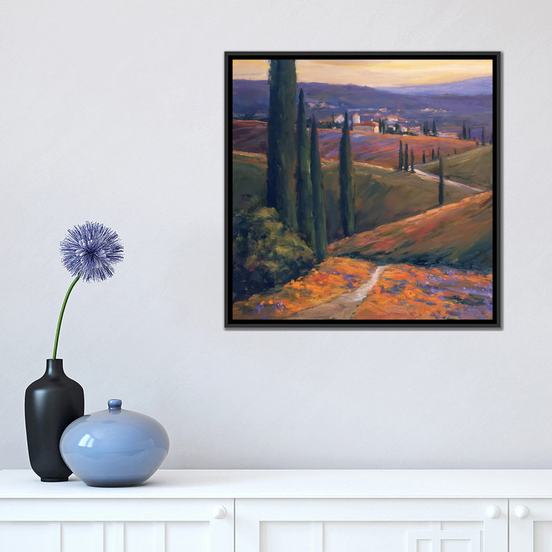 «Afprès I» par Allayn Stevens - reproduction d'art sur toile tendue sur châssis, H 18 po x l 18 po x P 1,5 po, Pas de tapis
