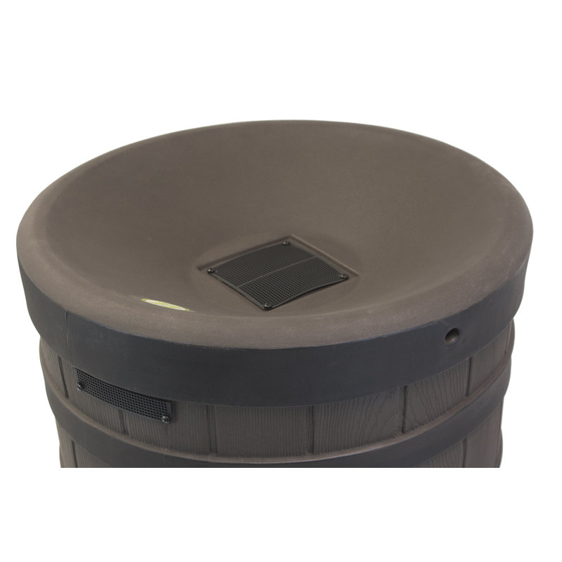Good Ideas 50 Gallons Plastic Drainable Rain Barrel