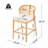 Wood Frame Upholstered Barstool-115802224