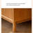 Nordic simple solid wood wardrobe
