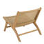 Set Of 2 Teak Garden Lounge Chairs
