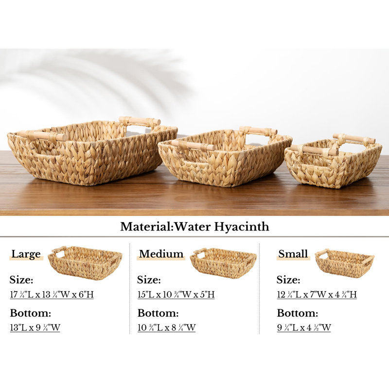 Hand-Woven Large Storage Baskets