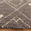 Tucker Geometric Hand-Knotted Grey/White Area Rug-834709936