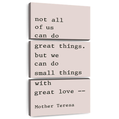 Citation de Mère Teresa