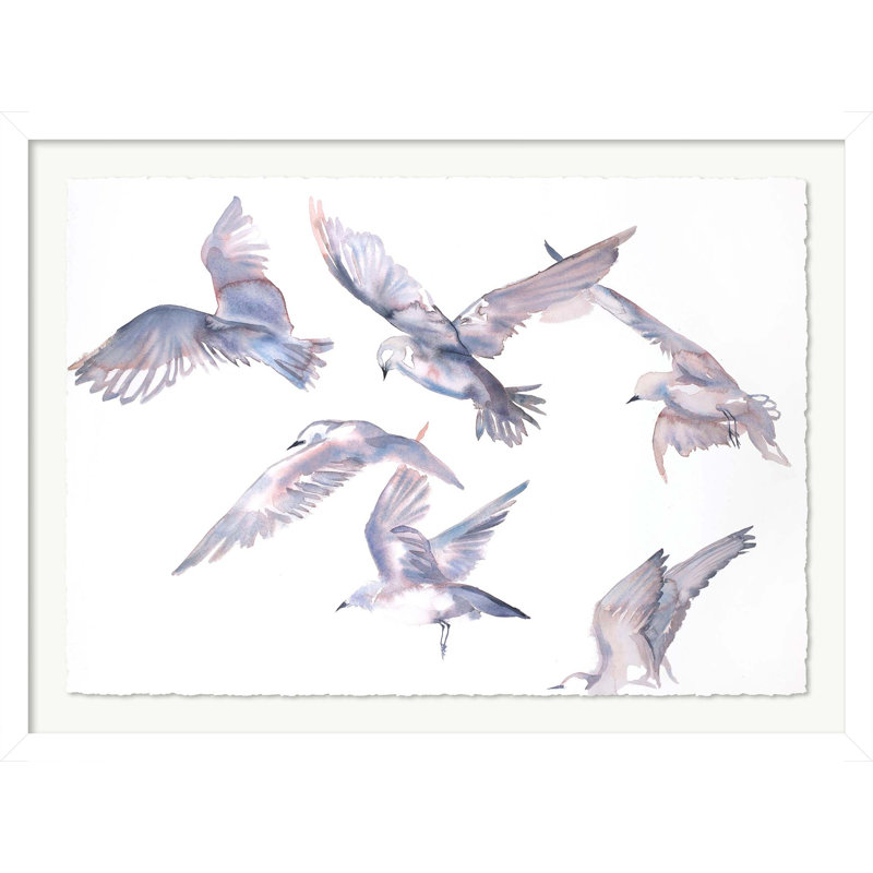 Seagulls in Flight