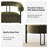 Set of 2 Upholstered 29.5" Wide  3-Legs Accent Chair-405845115
