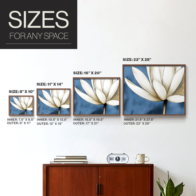 Floral Series-XXVII -Framed Print - Restickable