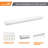4 ft. Integrated LED Dimmable Linear LED Strip light Shop light, CCT/Wattage/Lumen Selectable