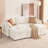 83''W Chenille Convertible L Shape Sectional Sleeper Sofa With USB And Storage-357988511-357988498
