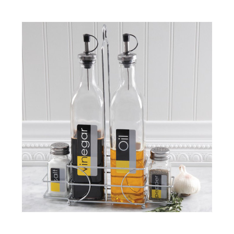 9 Piece Condiment Set