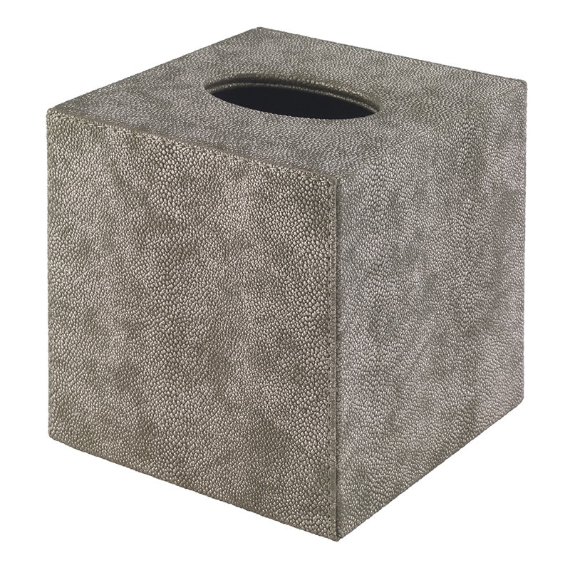 Stingray Tissue Box Cover, Bronze