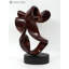 «Eternity», sculpture sur bois abstraite sculptée à la main, décoration de table Art moderne